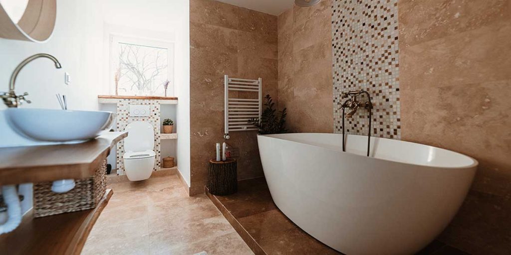 bathroom renovation while living in house