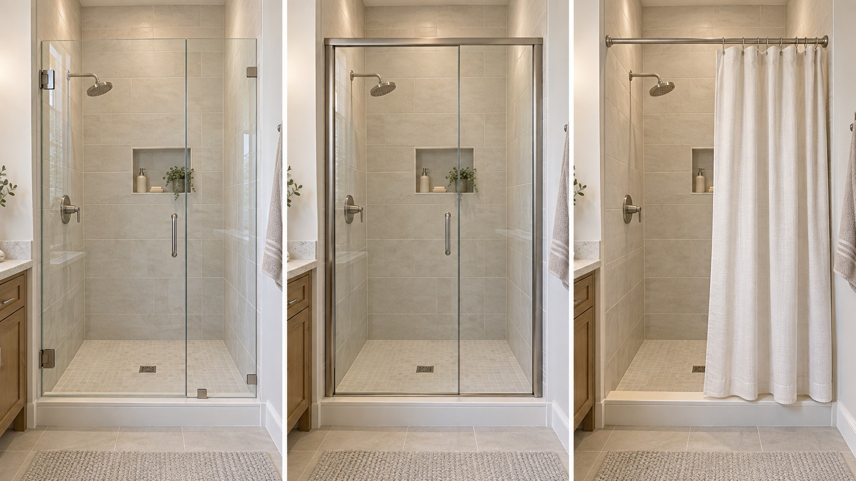 Shower glass remodel options